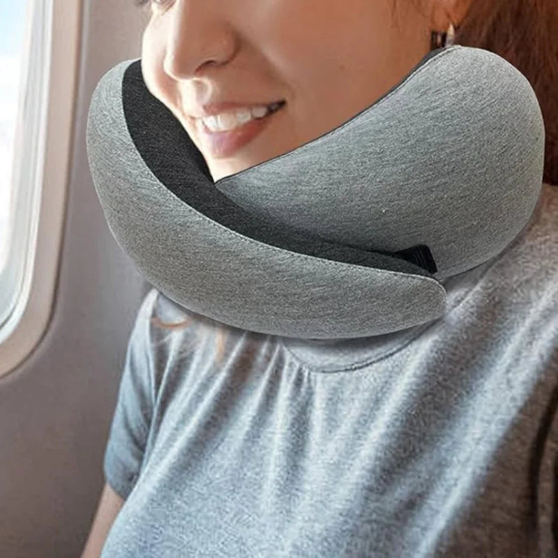 DreamEase Travel Neck Pillow – U-Shaped Comfort Anywhere