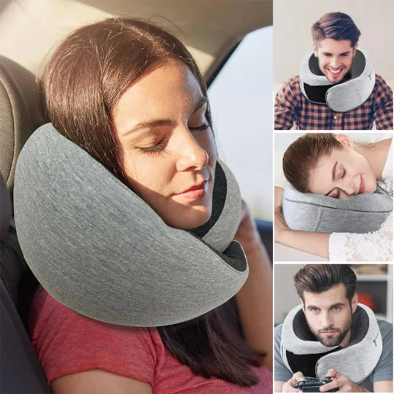 DreamEase Travel Neck Pillow – U-Shaped Comfort Anywhere